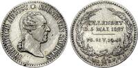 Sachsen 1/6 Taler Friedrich August I. 1806-1827 - auf seinen Tod -