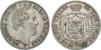 Sachsen 1/3 Taler 1854 F Friedrich August II. 1836-1854 ss 34.68 £  +  7.37 £ shipping