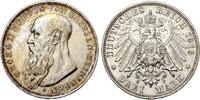 Sachsen-Meiningen 3 Mark 1913 Georg II. 1866 - 1914 vz-st 238.41 £  +  12.57 £ shipping