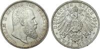 Württemberg 2 Mark 1914 F Wilhelm II. 1891 - 1918 vz-st, winz. Rf. 51.15 £  +  7.37 £ shipping