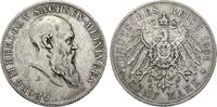 Sachsen-Meiningen 5 Mark 1901 Georg II. 1866 - 1914 ss 368.45 £  +  12.57 £ shipping