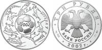 Russland 3 Rubel 2002 Fußball-WM PP 33.40 £ Tax included +  7.37 £ shipping