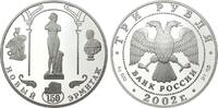 Russland 3 Rubel 2002 150 Jahre Neue Eremitage PP 73.74 £ Tax included +  7.37 £ shipping