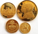 1971 9-Piece Gold and Silver "2500th Anniversary of the Persian Empire", Rare Proof