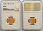 Italy 10 Lire 1863 1863 Gold 10 Lire, Italy, Victor Emmanuel II, NGC MS-... 552.25 £517.57 £  +  16.47 £ shipping