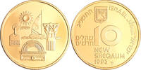 Israel 10 Schekel 1993 Gold 10 Shekel Israel "Tourism Israels 45th Anniversary", 1944 coins minted -