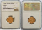 Italy 10 Lire 1863 1863 Gold 10 Lire, Italy, Victor Emmanuel II, NGC MS-... 552.25 £517.57 £  +  16.47 £ shipping