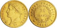 France 20 Francs 1814 1814 Gold 20 Francs, France, Napoleon I, Scarce Da... 946.20 &pound;859.03 &pound;  +  41.47 &pound; shipping