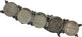 Russland, 10 Kopeken div. Jahrgänge, Nikolaus II., 1894-1917, Armband, Tragespuren, VF