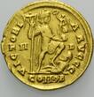 Römisches Reich, AV Solidus o.J. (394-395), Honorius, 393-423, VF+