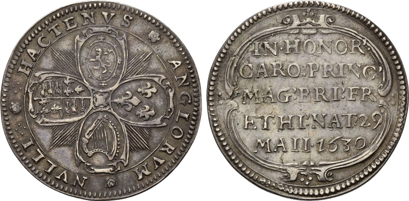 Großbritannien, Medaille 1630, Charles I., 16251649, sehr selten, winz.Sf., AU