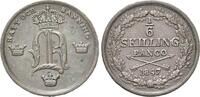Schweden, 1/6 Skilling Oskar I., 1844-1859, -
