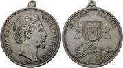 Bayern, Weißmetall-Medaille Tragbare Werbeplakette - Nymphenburger Sektkellerei, -