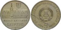 DDR, 5 Mark Leipzig - Altes Rathaus, -
