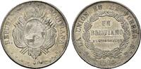 Bolivien, 1 Boliviano Republik, seit 1825, -