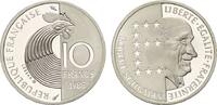 Frankreich, 10 Francs 100. Geburtstag von Robert Schuman, -