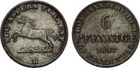 Hannover, 6 Pfennig Ernst August, 1837-1851, -