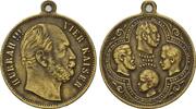 Preussen, tragbare Bronzemedaille Wilhelm I., 1861-1888, -