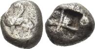 Kleinasien, Ionien/Insel Chios, AR Didrachme ca. 490 v. Chr., VF