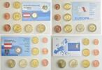 Diverse Länder, 3,88 Euro Kursmünzensatz Finnland, Malta, Österreich, -