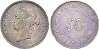 Straits Settlements, 50 Cents Heaton, Victoria, 1837-1901, -