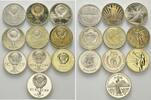Russland, 12 Rubel Lot verschiedene Jahrestage, -