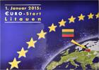 Litauen, 3,88 Euro Kursmünzensatz, Euro-Start, -