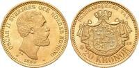Schweden, 20 Kronor 1889, Oskar II., 1872-1907, BU