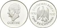 Drittes Reich, 5 Reichsmark 1932 A, Zum 100. Geburtstag Goethes, neuzeit... 77.16 £  +  25.92 £ shipping