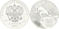 Russland, 3 Rubel 2014, Olympische Spiele in Sotchi 2014 - Eisschnellauf... 65.02 £51.15 £  +  25.92 £ shipping