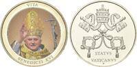 Vatikan, Medaille, Vita - Papst Benedikt XVI., PP 10.40 £  +  17.34 £ shipping
