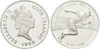 Cook Islands, 10 Dollars Olympische Spiele in Barcelona 1992 - 100-Meter-Lauf, -