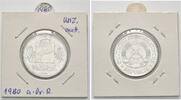 DDR, 2 Mark 1980 A, aus Original-Rolle, matt, unz. 25.39 &pound;  +  16.93 &pound; shipping