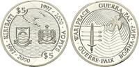 Kiribati, 5 Dollars Krieg und Frieden - Friedenstaube, -