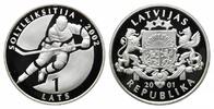 Lettland, 1 Lats 2001, Olympische Winterspiele Salt Lake City 2002 - Eis... 51.15 £  +  25.92 £ shipping