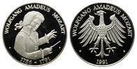 Deutschland, Neusilber-Medaille Gedenkmedaille auf W.A. Mozart, -
