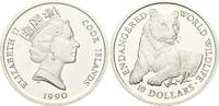 Cook-Islands, 10 Dollars Bedrohte Tierwelt - Tiger, -