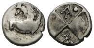 Griechenland: Thrakien, AR Hemidrachme 400-350 v. Chr. Stadt Cherronesos, F-VF