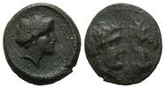 Griechenland: Thessalien, AE 18 400-344 v.Chr., Stadt Gyrton, F-VF
