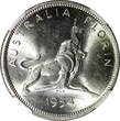 1954 Florin 1954 Australia Silver  NGC MS62 Royal Visit of Elizabeth II KM# 55 (020)