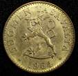 50 Pennia Finland Aluminum-Bronze 1964 S  UNC/BU Toned KM# 48 (24 111)