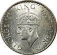 1/4 Rupee India-British George VI Silver 1940 (B)  Bombay UNC KM# 545 (22 334)