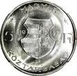 5 Forint HUNGARY Lajos Kossuth Silver 1947 BP  1 Year NGC MS63 KM# 534a (29)