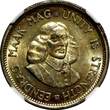 10 Cents South Africa Silver 1964  Jan van Riebeeck NGC MS62 Toned KM# 60 (039)