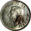 United Kingdom 1944 Florin 1944 GREAT BRITAIN George VI Silver  / 2 Shilling WWII Issue UNC KM#855(7)