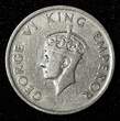 1/2 Rupee India-British George VI Nickel 1947  Bombay Mint KM# 553 (27 686) Uncertified