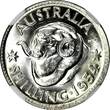 1 Shilling Australia Elizabeth II Silver 1954  NGC MS63 KM# 53 (032)