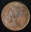 United Kingdom 1931 Farthing 1931 Great Britain George V Bronze  UNC KM# 825 (27 180)