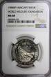 50 Forint HUNGARY 1988 BP  World Wildlife Found. NGC MS68 TOP GRADED KM# 663 (29)