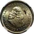 10 Cents South Africa Silver 1964  Jan van Riebeeck NGC MS63 Toned KM# 60 (038)
